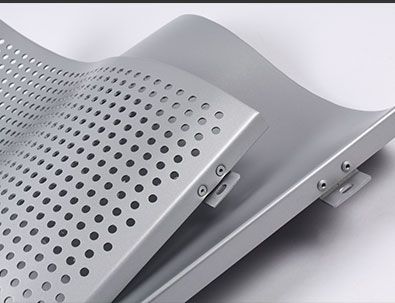 2.0mm衝孔弧形鋁單板